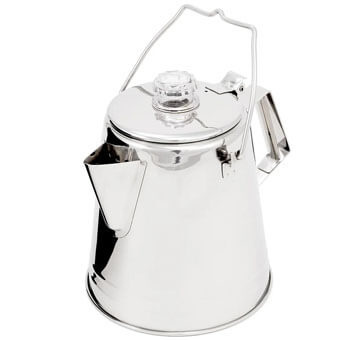Kawiarka turystyczna ze stali GSI OUTDOORS GLACIER STAINLESS 8 CUP PERC | 1,2L