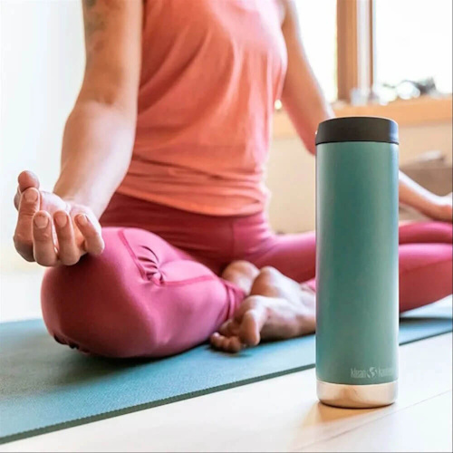 Butelka termiczna ze stali KLEAN KANTEEN TKWIDE INSULATED COFFEE TUMBLER Beryl Green | 350 ml - 592 ml