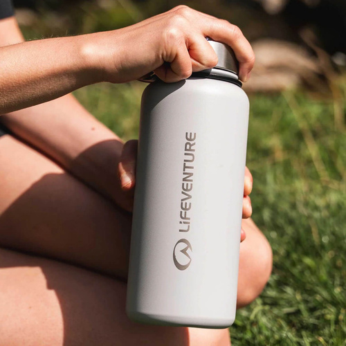 Butelka termiczna ze stali LIFEVENTURE STAINLESS STEEL FLASK 1000 ml