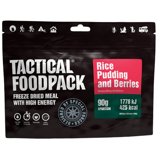 Pudding ryżowy z malinami TACTICAL FOODPACK
