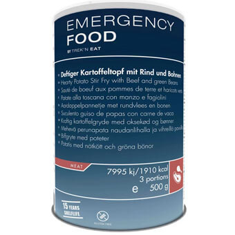 Potrawka ziemniaczana z wołowiną i groszkiem TREK'N EAT EMERGENCY FOOD | 500 g