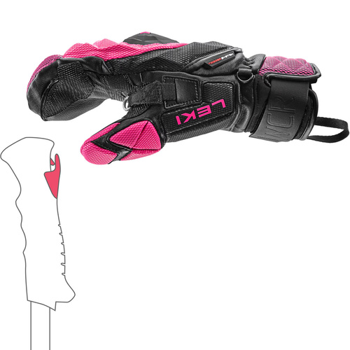 Rękawice narciarskie LEKI WCR VENOM SL 3D MITT