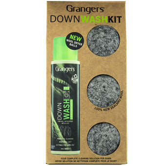 Zestaw: płyn do prania odzieży puchowej + kulki GRANGERS DOWN WASH KIT