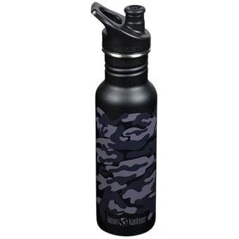 Butelka ze stali nierdzewnej KLEAN KANTEEN CLASSIC Black Camo | 532 - 800 ml