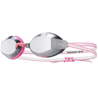 Okularki pływackie damskie TYR BLACK OPS 140 EV MIRRORED RACING WOMEN'S