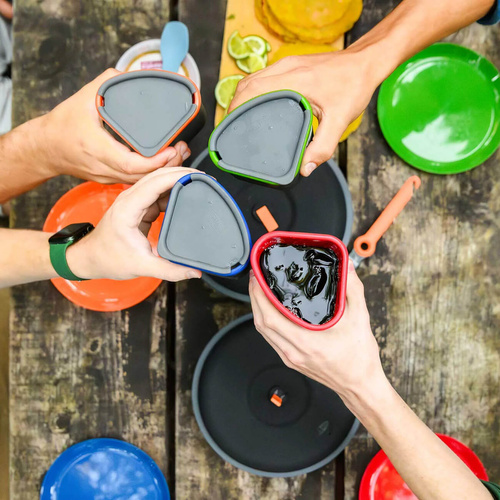 Zestaw naczyń turystycznych GSI OUTDOORS BUGABOO CERAMIC CAMPER COOKSET