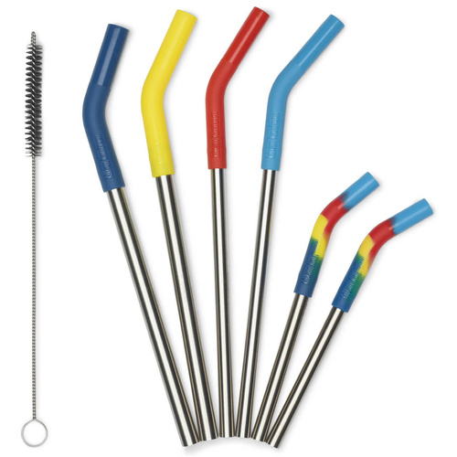 Słomki KLEAN KANTEEN STRAW 6-PACK (6 szt. + wycior)