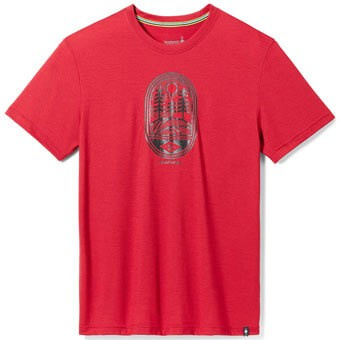 Koszulka wełniana unisex SMARTWOOL MOUNTAIN TRAIL GRAPHIC TEE