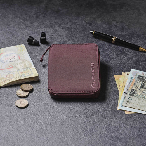 Portfel z ochroną RFID LIFEVENTURE RECYCLED RFID MINI TRAVEL WALLET