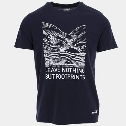 Koszulka męska INOV-8 GRAPHIC T-SHIRT "FOOTPRINTS"