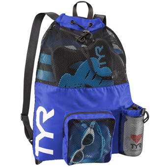 Plecak na sprzęt do pływania / treningu TYR BIG MESH MUMMY BACKPACK 40L