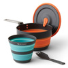 Zestaw naczyń turystycznych składanych SEA TO SUMMIT FRONTIER ULTRALIGHT COLLAPSIBLE 1L POT COOK SET