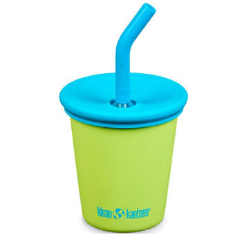 Kubek stalowy ze słomką dla dzieci KLEAN KANTEEN KID STEEL CUP | 300 ml