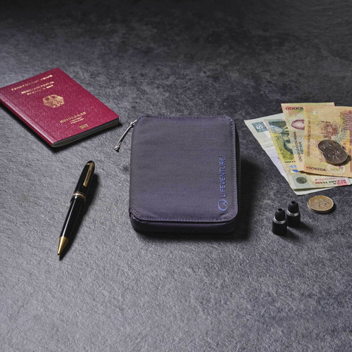 Portfel z ochroną RFID LIFEVENTURE RECYCLED RFID MINI TRAVEL WALLET