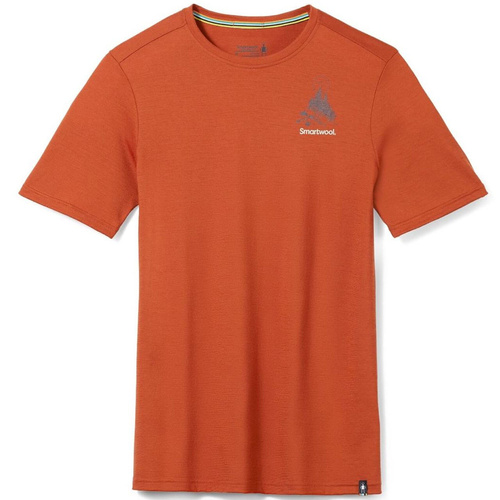 Koszulka wełniana męska SMARTWOOL WILDERNESS SUMMIT GRAPHIC TEE