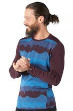 Koszulka SMARTWOOL MERINO 250 BASE LAYER PATTERN CREW