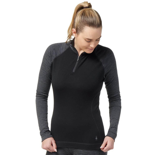 Koszulka SMARTWOOL W'S CLASSIC THERMAL MERINO PATTERN 1/4 ZIP