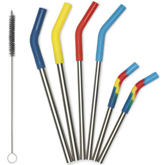 Słomki KLEAN KANTEEN STRAW 6-PACK (6 szt. + wycior)