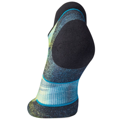 Skarpety do biegania damskie z wełny SMARTWOOL RUN BRUSH STROKE PRINT LOW | Targeted Cushion