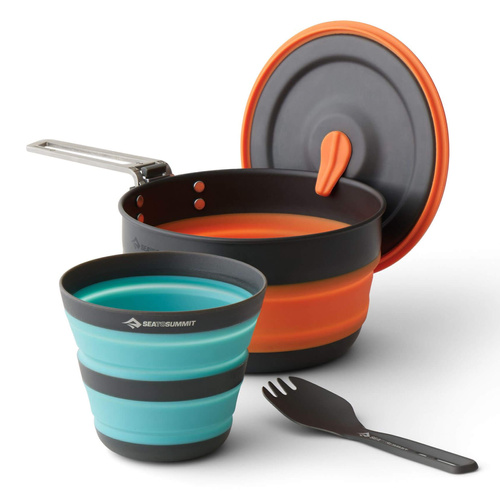 Zestaw naczyń turystycznych składanych SEA TO SUMMIT FRONTIER ULTRALIGHT COLLAPSIBLE 1L POT COOK SET