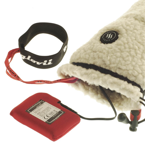 Ogrzewane rękawiczki w stylu shearling GLOVII
