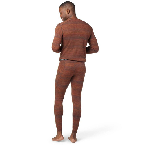 Getry wełniane męskie SMARTWOOL MERINO 250 BASELAYER PATTERN BOTTOM