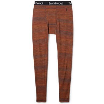 Getry wełniane męskie SMARTWOOL MERINO 250 BASELAYER PATTERN BOTTOM