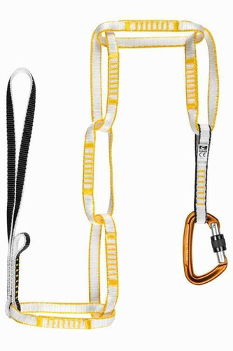 Lonża asekuracyjna GRIVEL DAISY CHAIN EVO + karabinek K1N
