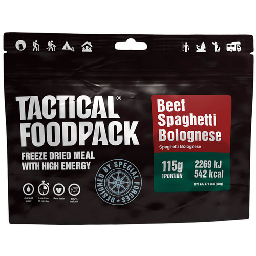 Spaghetti Bolognese z wołowiną TACTICAL FOODPACK