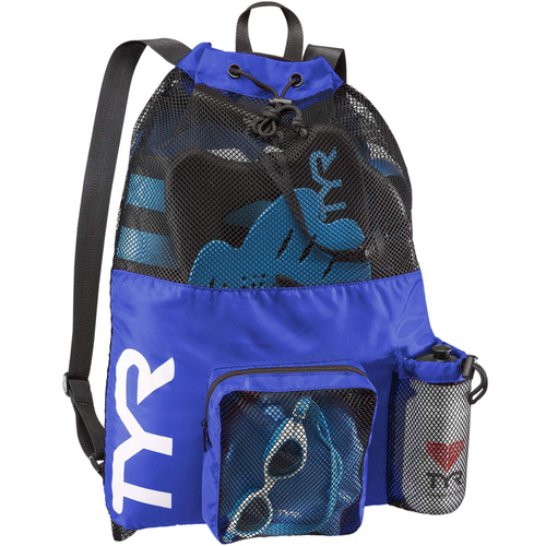 Plecak na sprzęt do pływania / treningu TYR BIG MESH MUMMY BACKPACK 40L