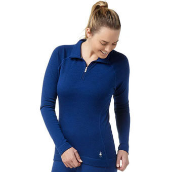 Koszulka wełniana damska SMARTWOOL CLASSIC THERMAL MERINO 1/4 ZIP