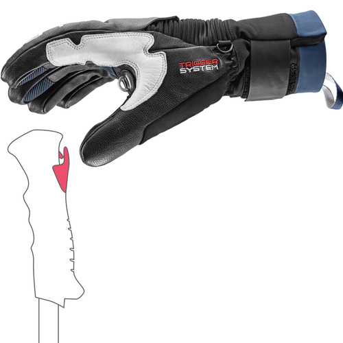 Rękawice narciarskie ze skóry LEKI HEVON PRO 3D