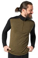 Koszulka wełniana męska SMARTWOOL CLASSIC THERMAL MERINO 1/4 ZIP