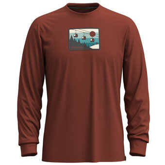 Koszulka wełniana unisex SMARTWOOL GONDOLA RIDE GRAPHIC LONG SLEEVE TEE