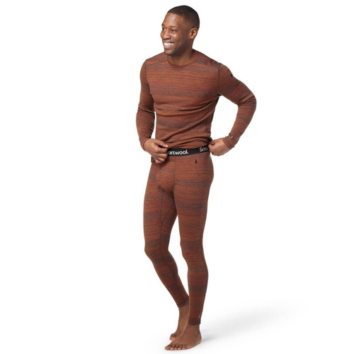 Getry wełniane męskie SMARTWOOL MERINO 250 BASELAYER PATTERN BOTTOM