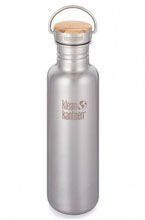 Butelka ze stali KLEAN KANTEEN REFLECT BAMBOO CAP 0.532L - 0.800L Brushed Stainless