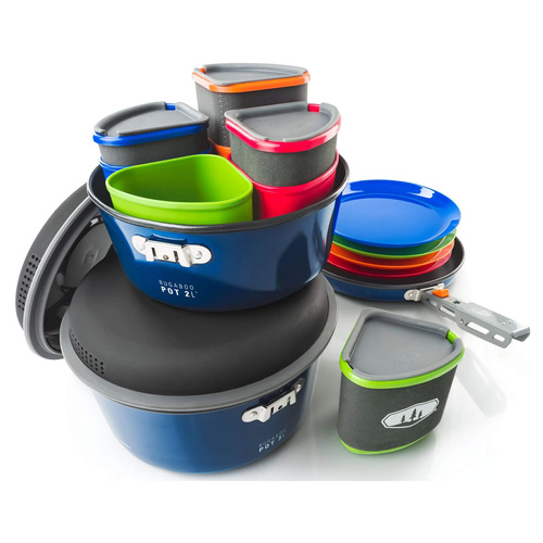 Zestaw naczyń turystycznych GSI OUTDOORS BUGABOO CERAMIC CAMPER COOKSET