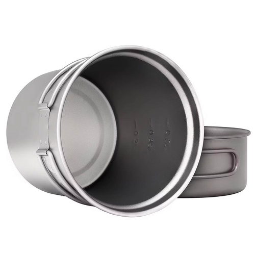 Zestaw naczyń turystycznych z tytanu ROCKLAND TRAVEL PRO TITANIUM