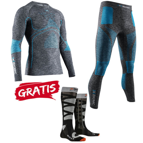 Zestaw / komplet bielizny X-BIONIC ENERGY ACCUMULATOR 4.0 MELANGE + GRATIS