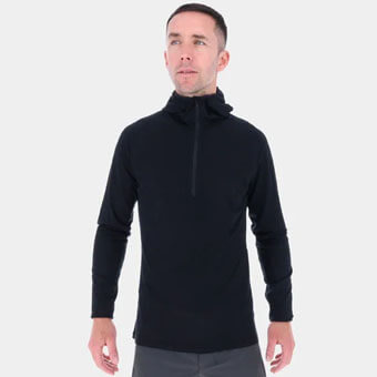 Bluza wełniana męska z kapturem INOV-8 MERINO HOODIE HZ