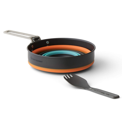 Zestaw naczyń turystycznych składanych SEA TO SUMMIT FRONTIER ULTRALIGHT COLLAPSIBLE 1L POT COOK SET
