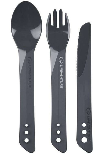 Sztućce turystyczne LIFEVENTURE ELLIPSE CUTLERY SET
