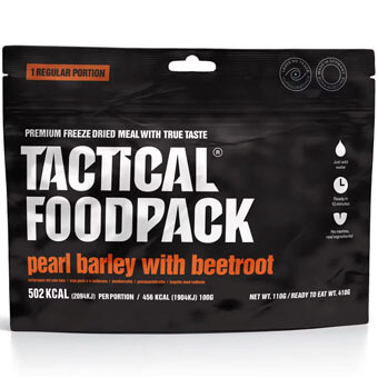 Danie z kaszą jęczmienną z burakami TACTICAL FOODPACK