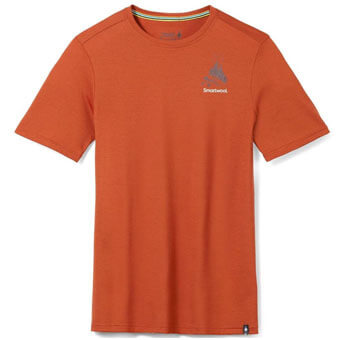 Koszulka wełniana męska SMARTWOOL WILDERNESS SUMMIT GRAPHIC TEE