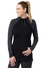 Bluza wełniana damska z kapturem SMARTWOOL THERMAL DRAPE NECK HOODIE