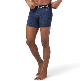 Bokserki wełniane męskie SMARTWOOL MERINO PRINT BOXER BRIEF