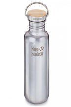 Butelka ze stali KLEAN KANTEEN REFLECT BAMBOO CAP 0.532L - 0.800L Mirrored Stainless