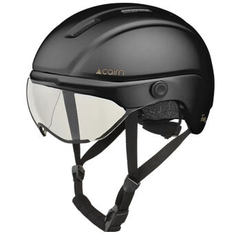 Kask rowerowy z szybką CAIRN FUSE VISOR TRANSPARENT