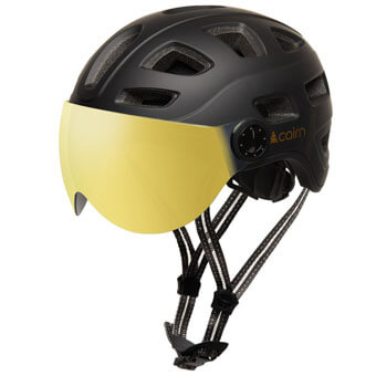 Kask rowerowy z szybką CAIRN QUARTZ VISOR LED USB