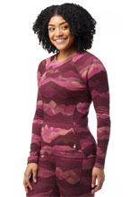 Koszulka SMARTWOOL WOMEN'S CLASSIC THERMAL MERINO BASE LAYER PATTERN CREW